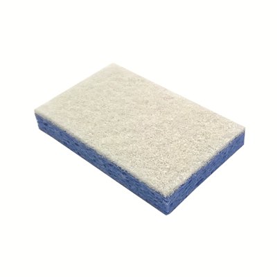130601: Éponge à récurer cellulose - 14 x 9 cm - BLEU/BLANC