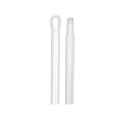 170902: Manche monobloc ergonomique avec filet - 150 cm - BLANC