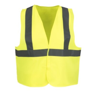 W34490: Veste de sécurité réfléchissante avec empreinte BOMA - LARGE