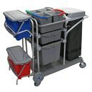 Conceptcar Chariots De Nettoyage Avec Syt�me Mops � Poches/velcro Top-down